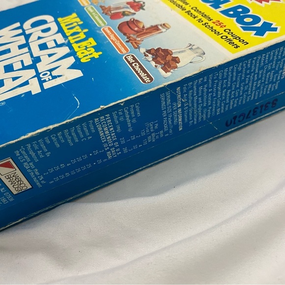 Vintage School Box Pencil Case Mix N Eat Cream Of Wheat 1983 Nabisco Brands - Picture 7 of 13